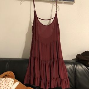 Maroon Jada Dress